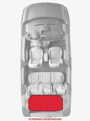 ЭВА коврики «Queen Lux» багажник для BMW 3 series Convertible (E30)
